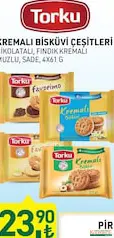 TORKU KREMALI BİSKÜVİ ÇEŞİTLERİ 4X61 G TORKU KREMALI BİSKÜVİ ÇEŞİTLERİ 4X61 G